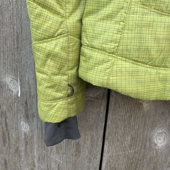 COLUMBIA Jacket Womens Sz Medium Bright Yellow Quilted Core Interchange - Picture 12 of 16